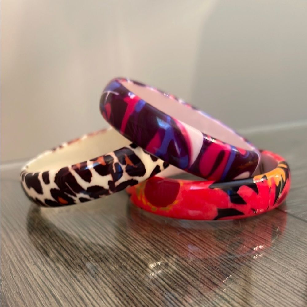 Vintage Mixed Lot Colorful Women's Bangle Set